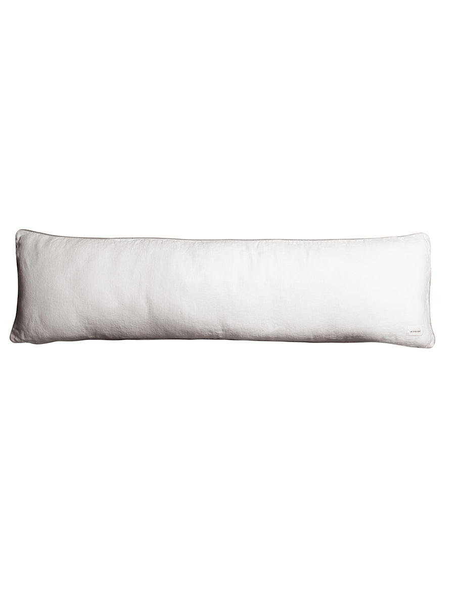 jumbo lumbar pillow in ivory colour
