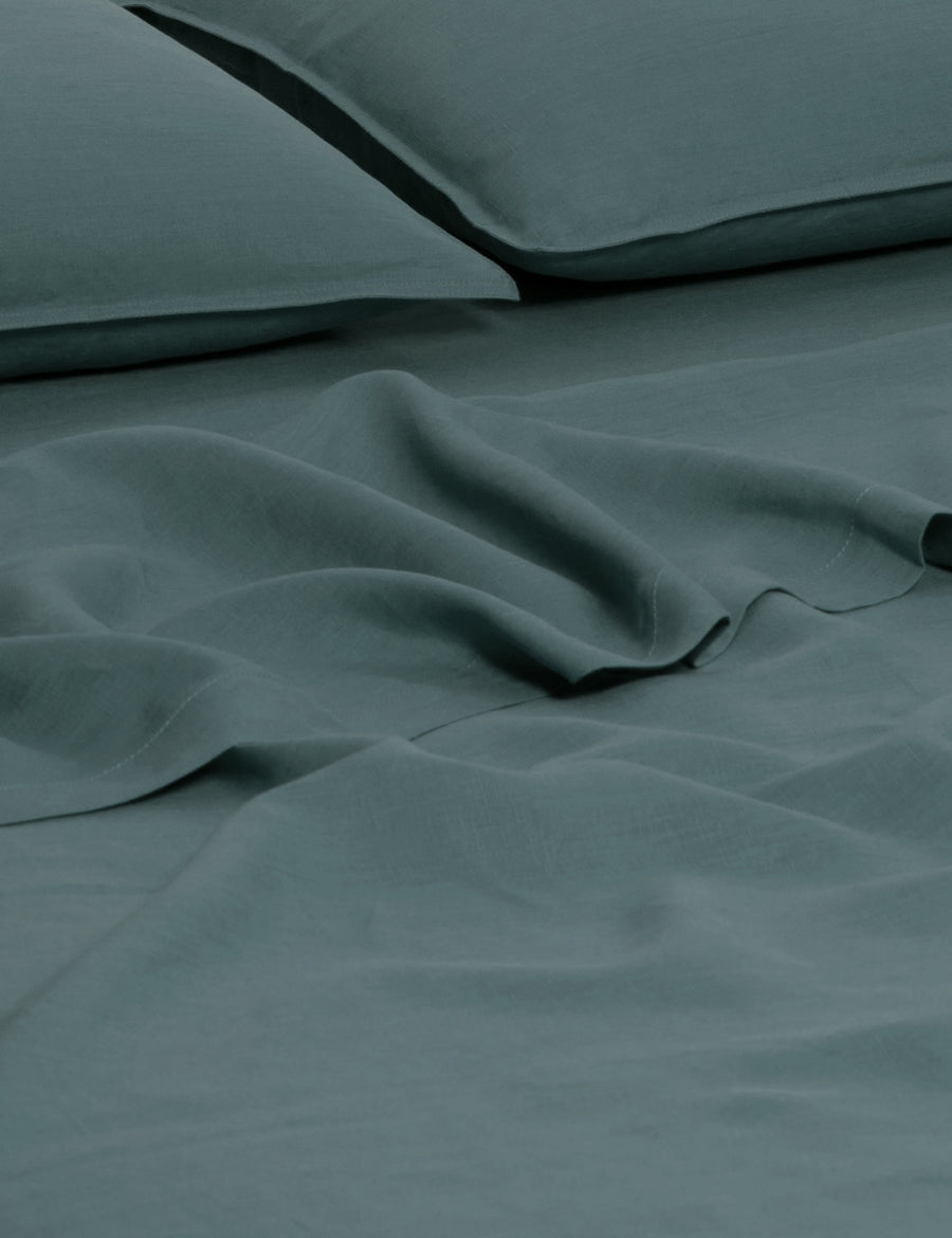 linen flat sheet in amazon colour