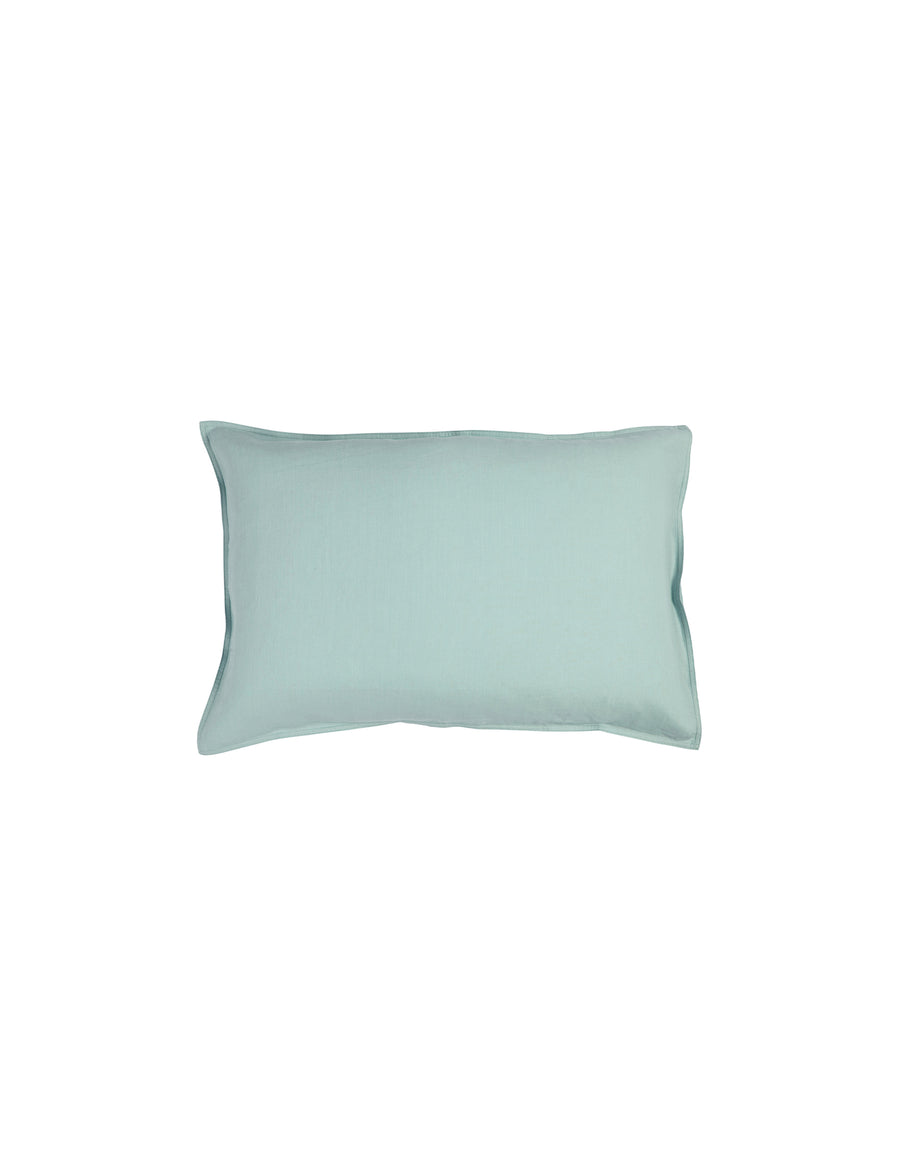 linen petite pillow in azure colour