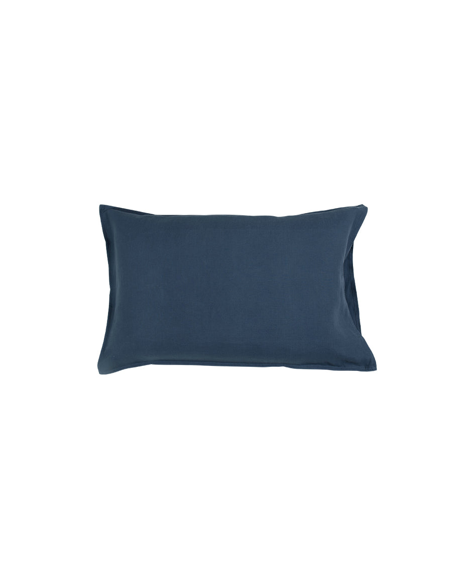 linen petite pillow in denim colour