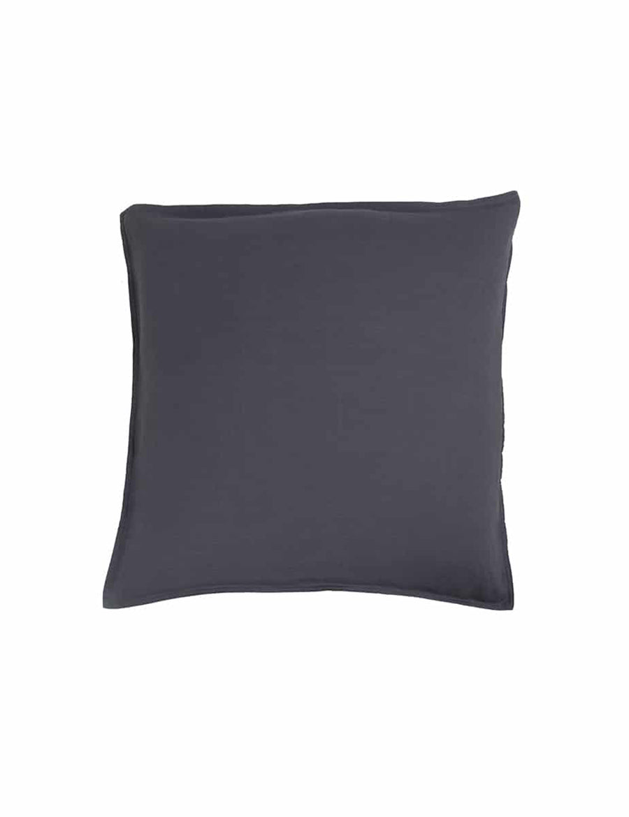 european linen pillowcase in graphite colour