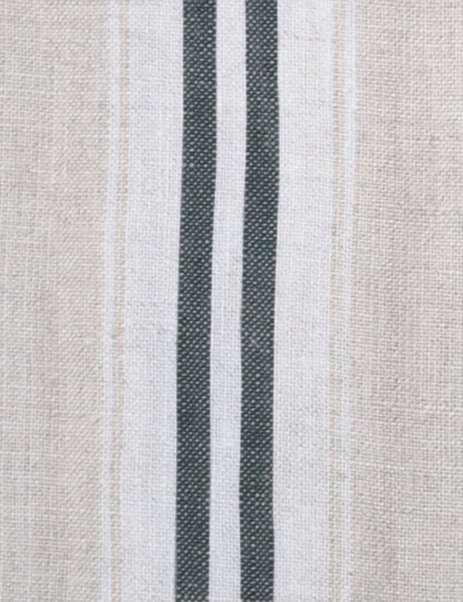 linen petite pillow in vintage stripe cypress