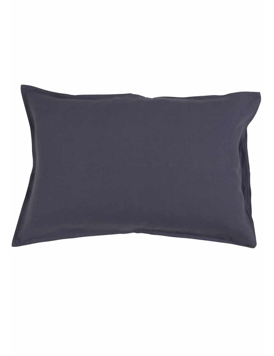 classic linen pillowcases in graphite colour