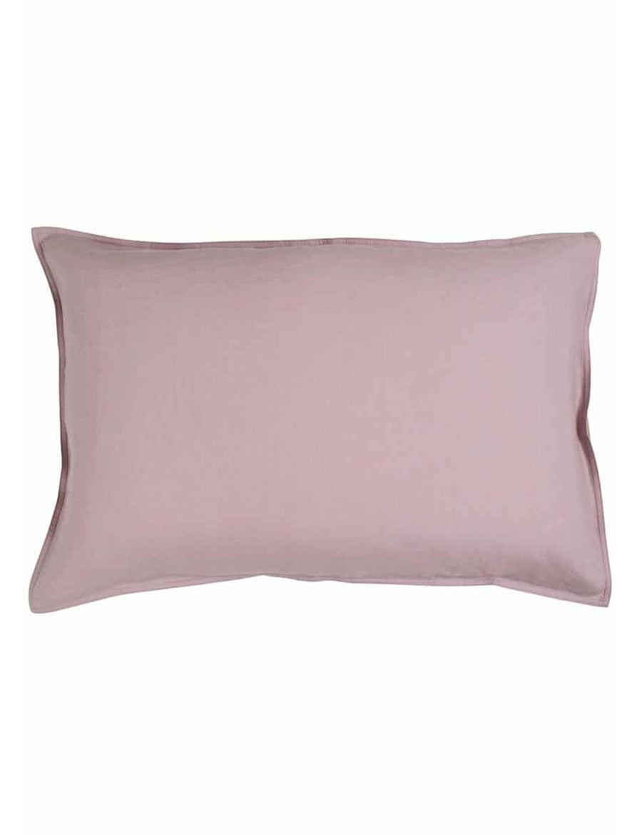 classic linen pillowcases in musk colour