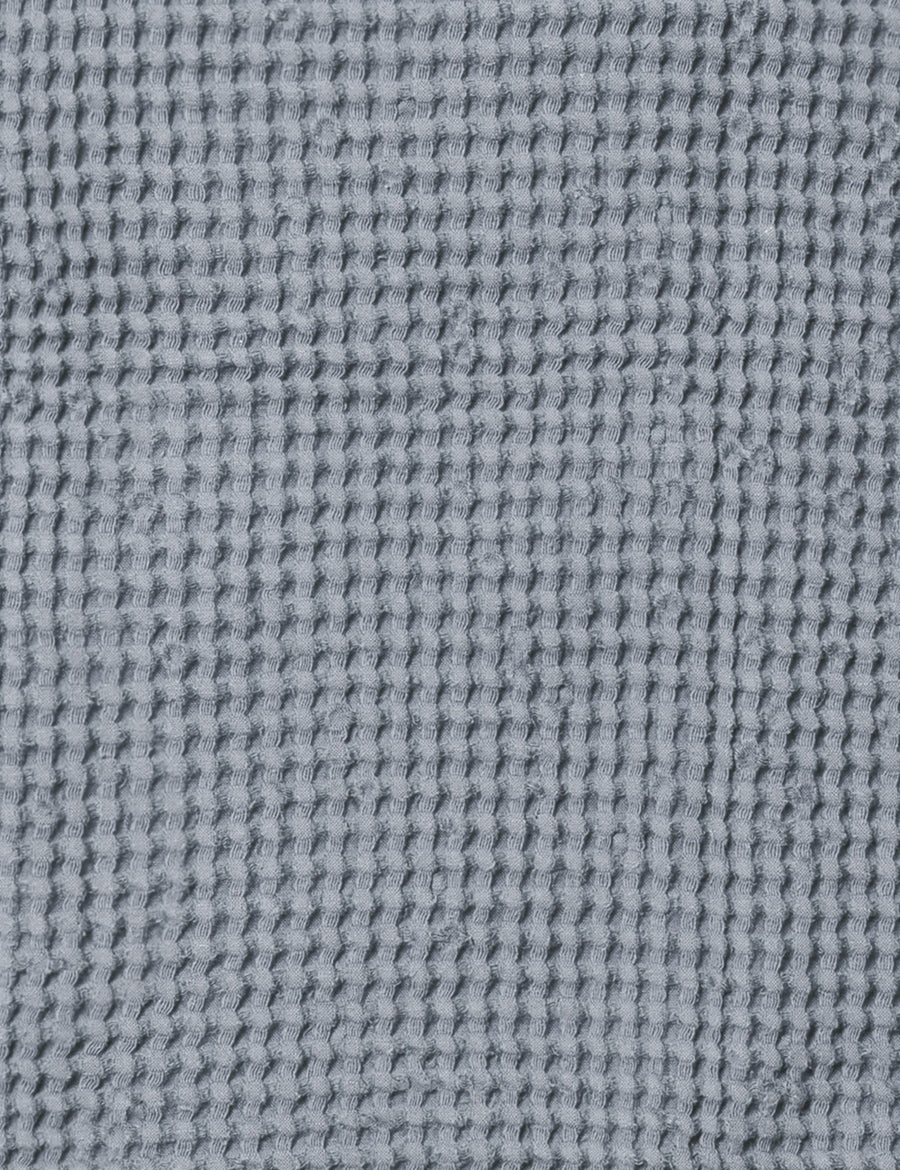 colour swatch of linen waffle hand towel in cloud colour