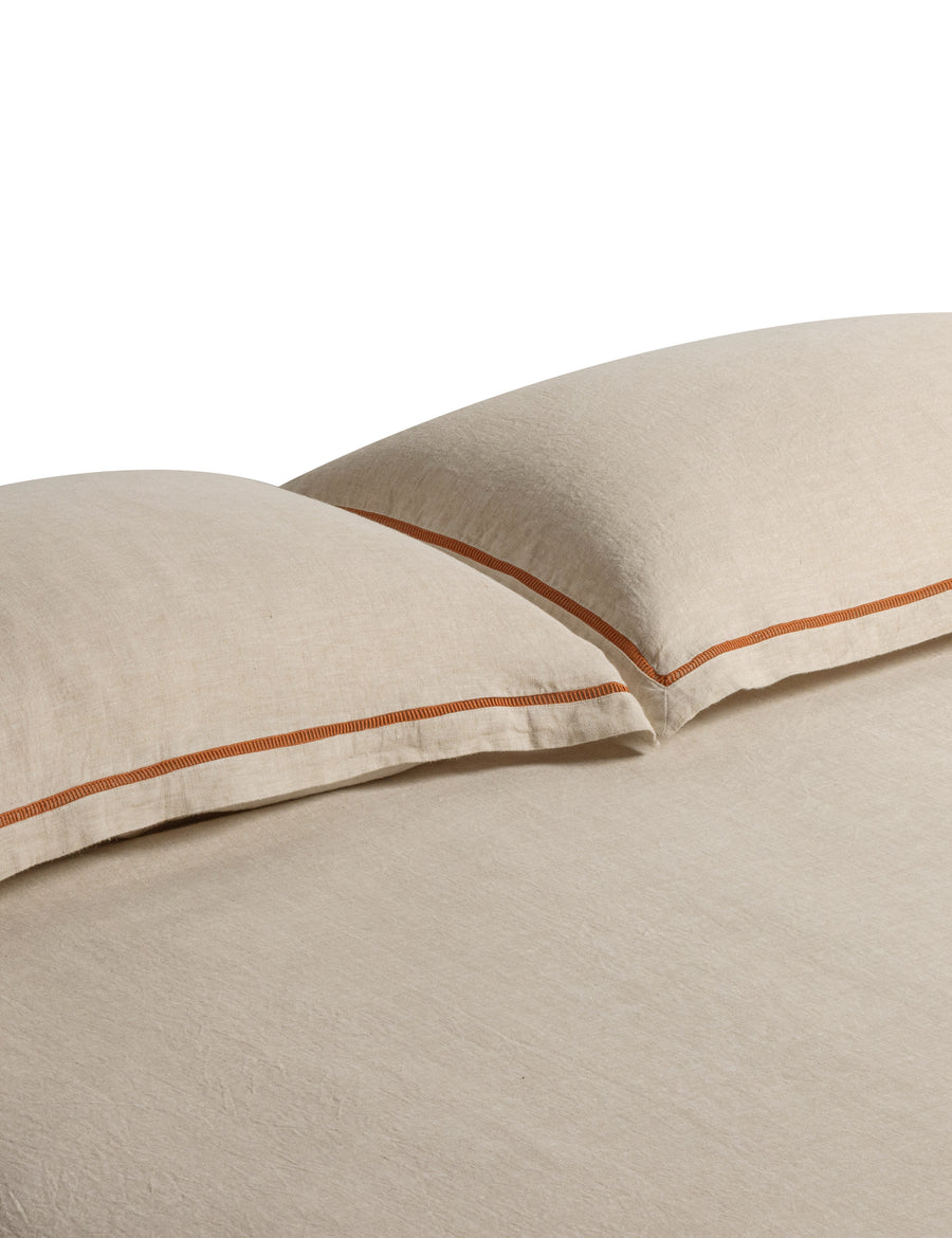 BESPOKE QUILT SET | NATURAL/RUST
