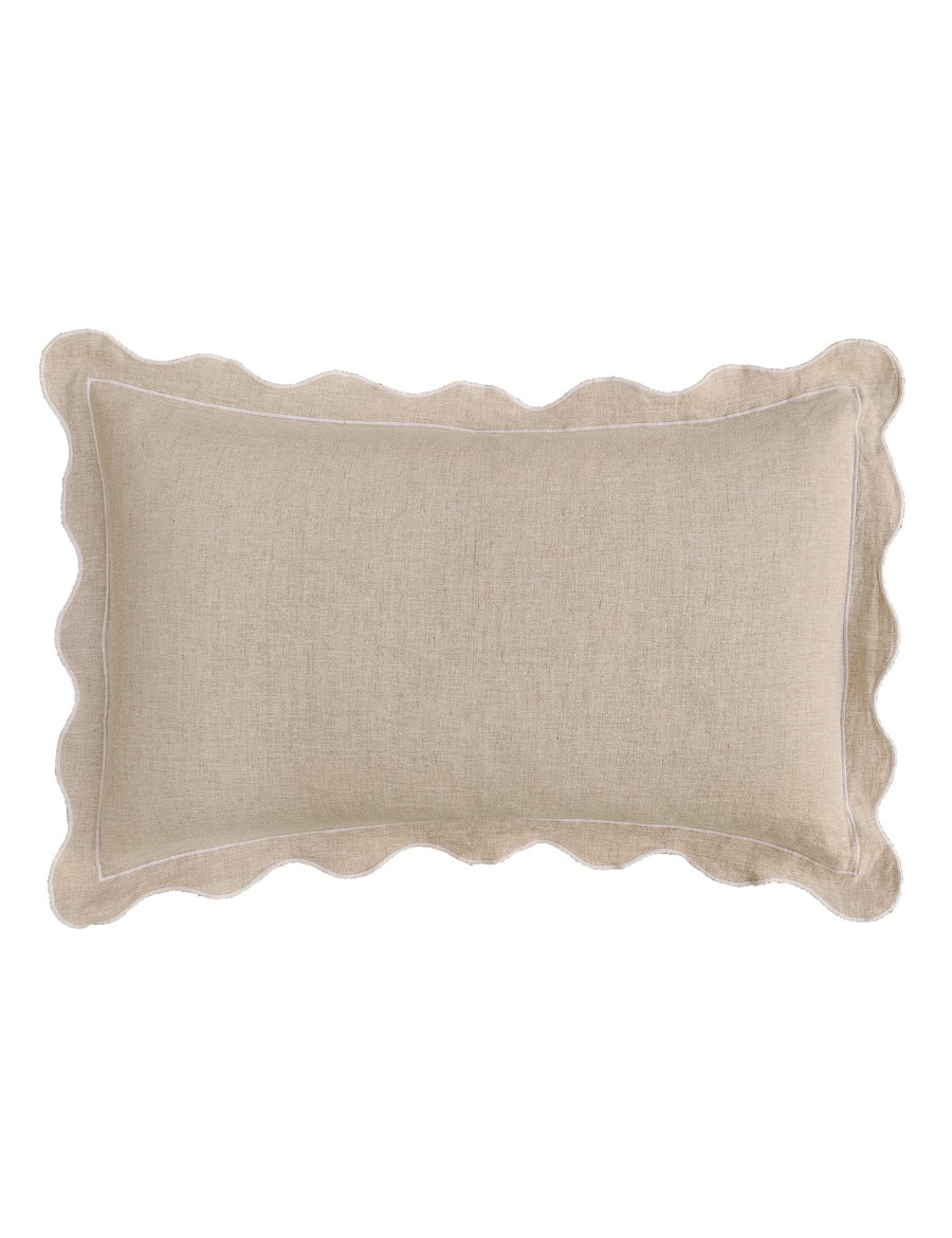 Scallop Pillowcase Natural