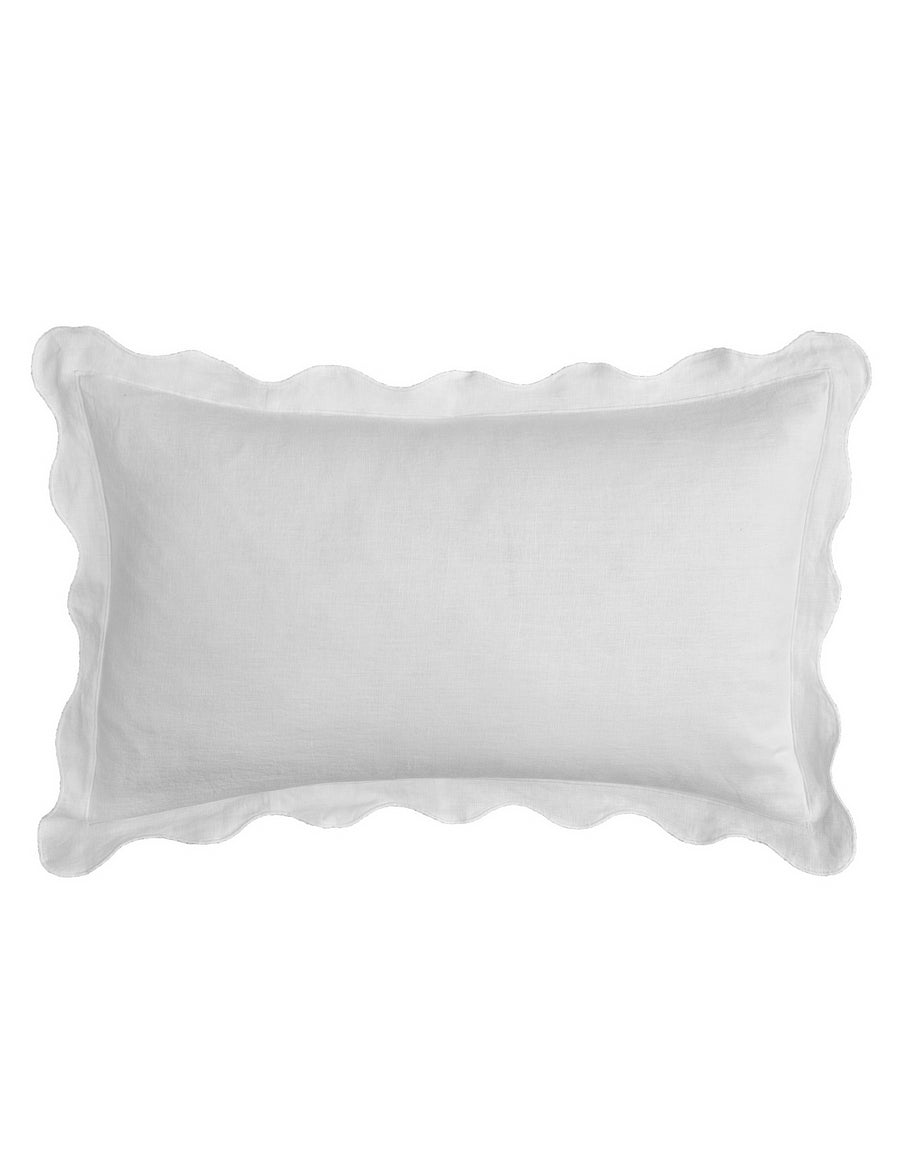 Scallop Pillowcase White