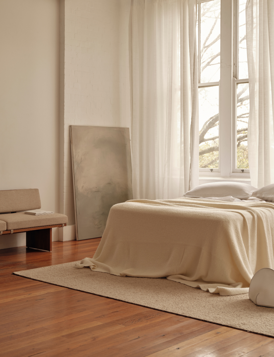 ASPEN BLANKET | CREAM