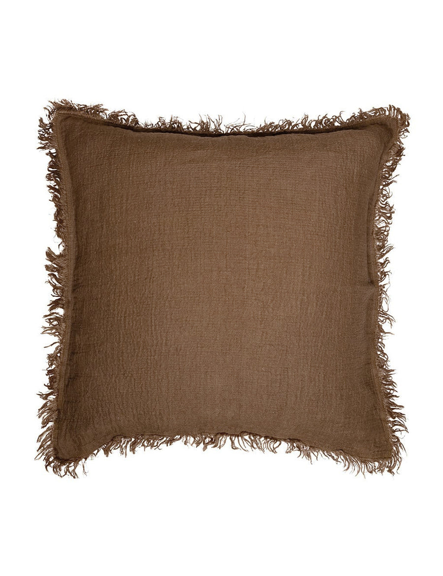 AVENUE EUROPEAN PILLOWCASE | SADDLE