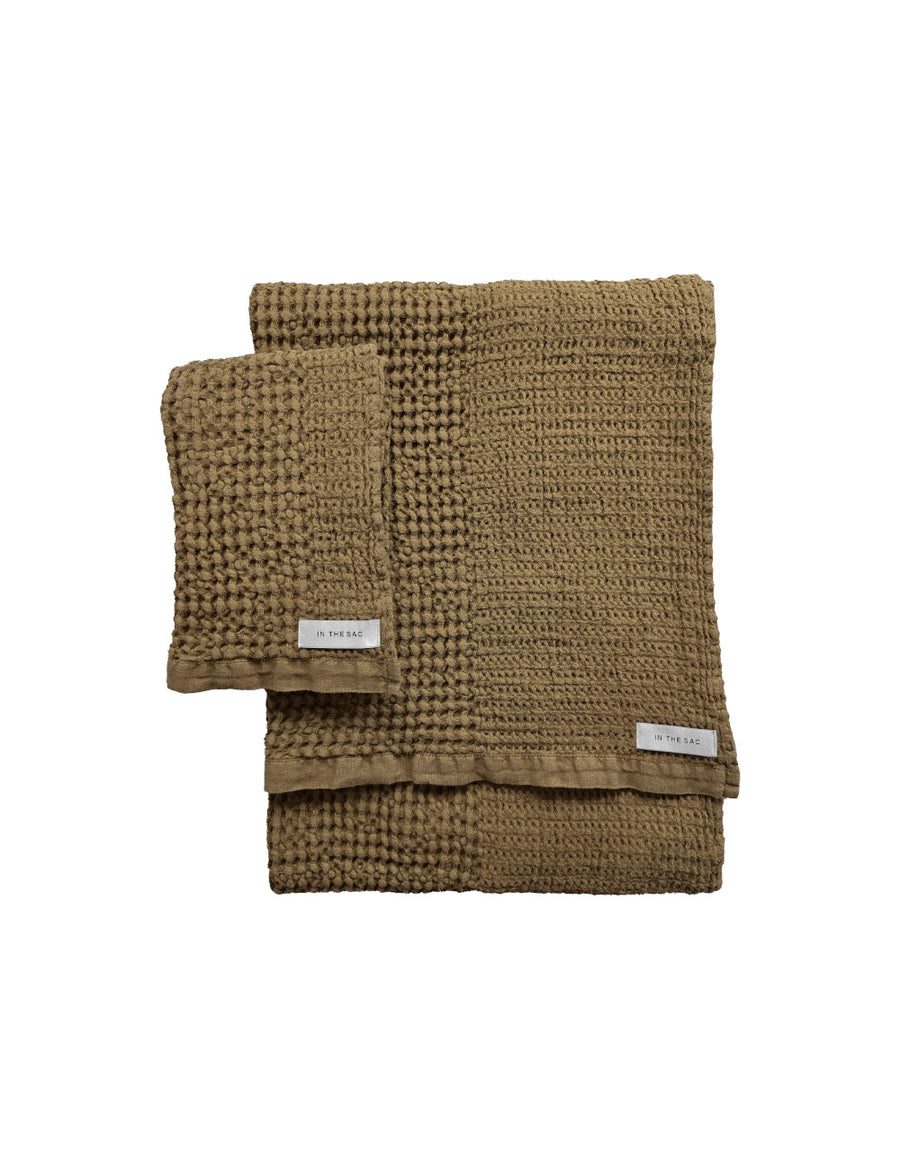 BEAU HAND TOWEL | OLIVE