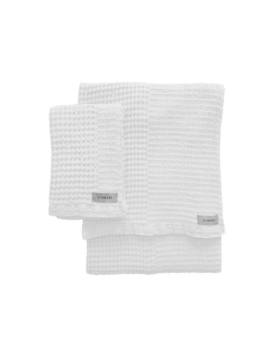 BEAU HAND TOWEL | WHITE