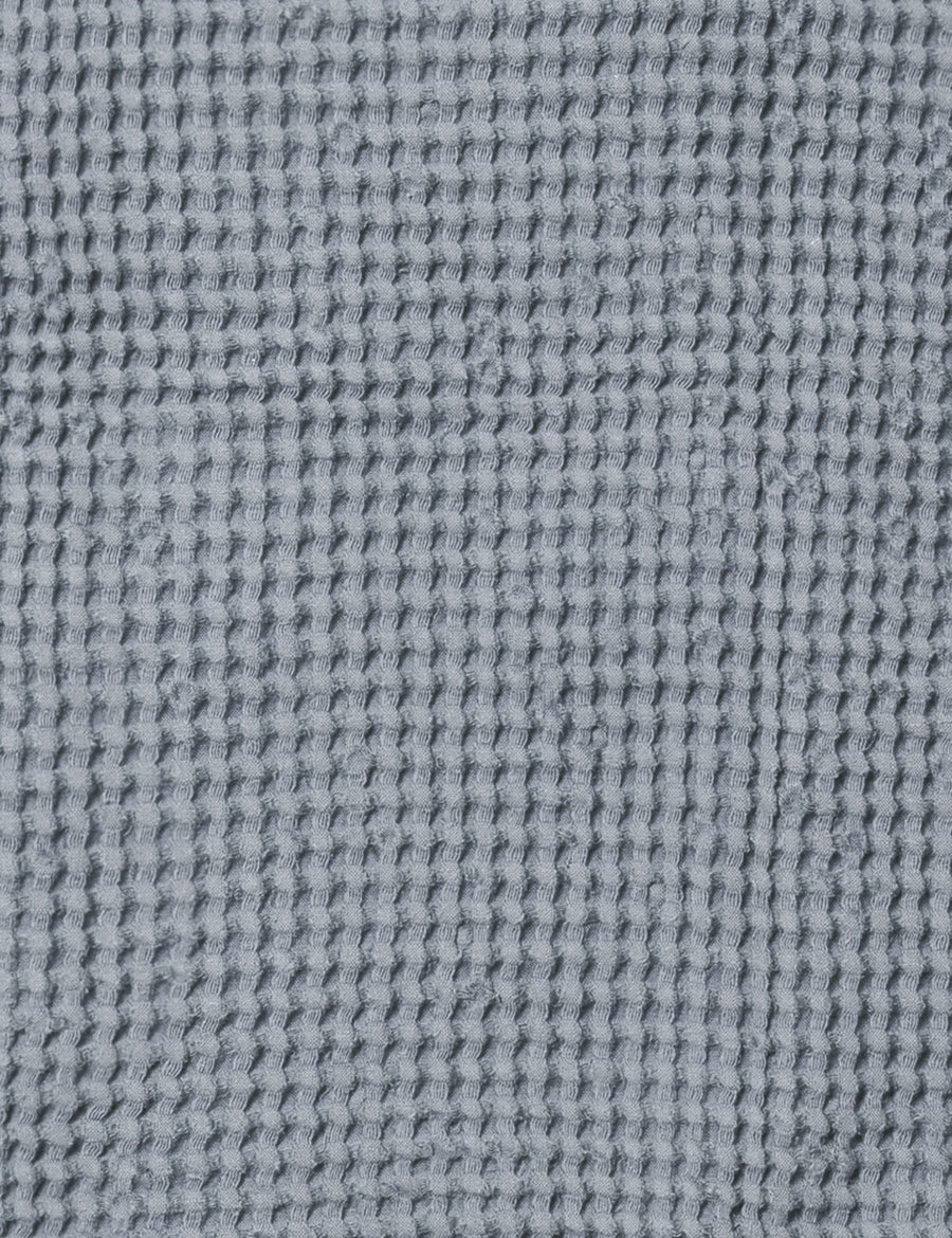 colour swatch of linen waffle towel in cloud colour