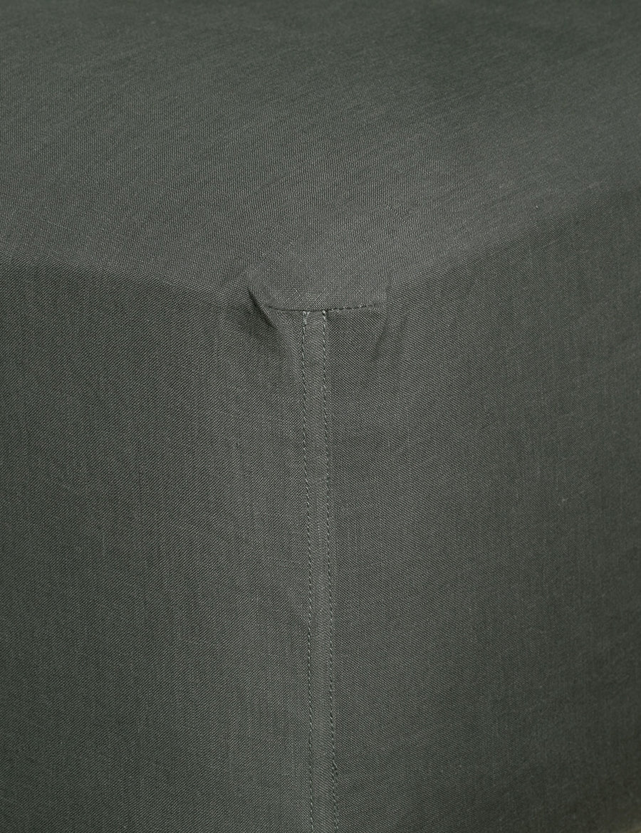 LINEN FITTED SHEET | CYPRESS