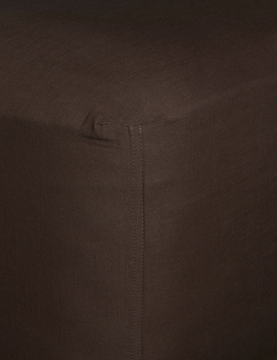 Linen Fitted Sheet Espresso