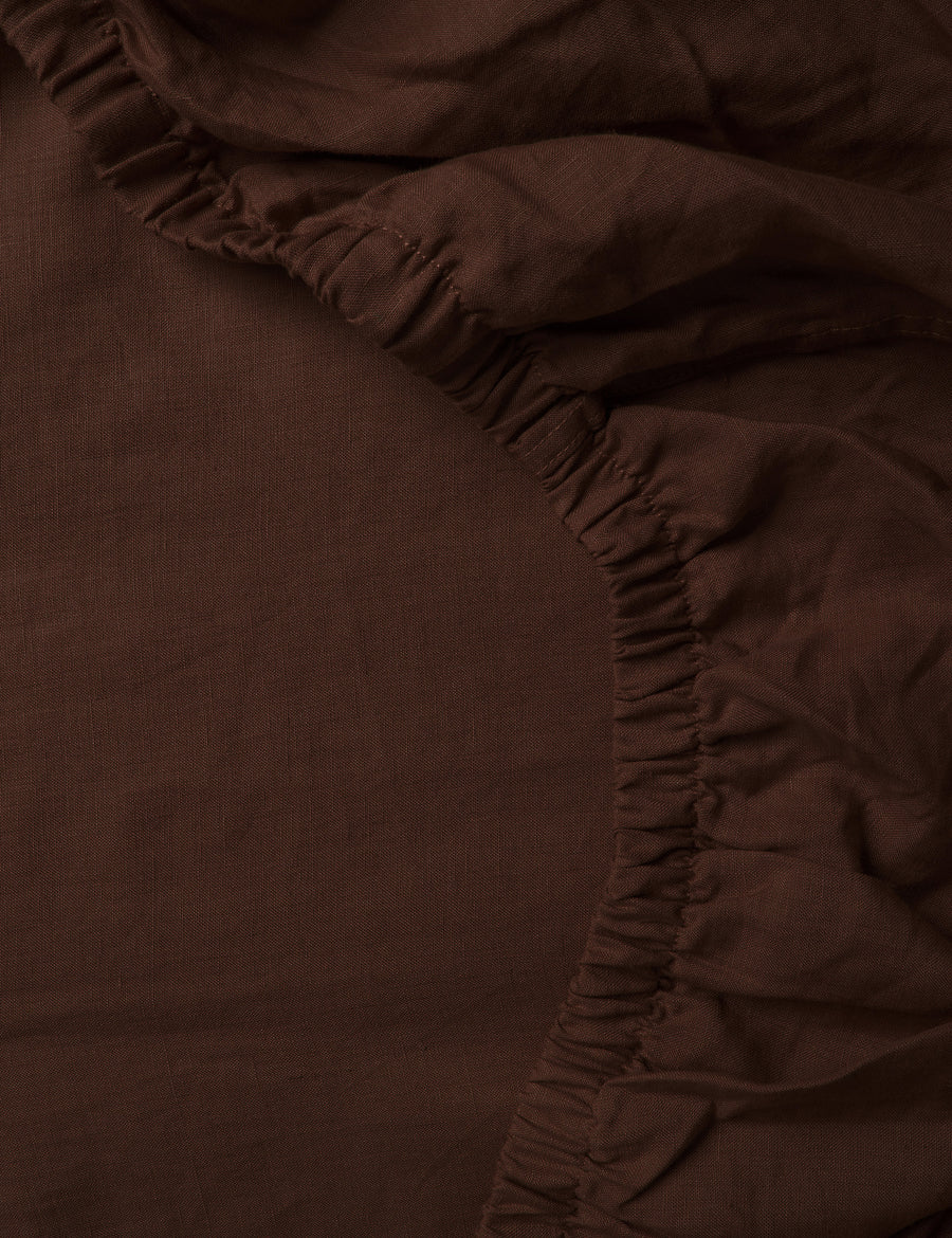 linen fitted sheet Grenache
