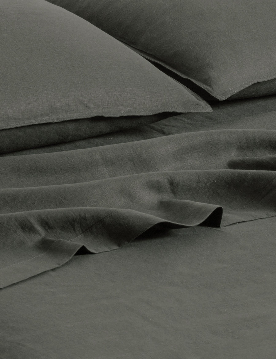 Linen Flat Sheet Cypress