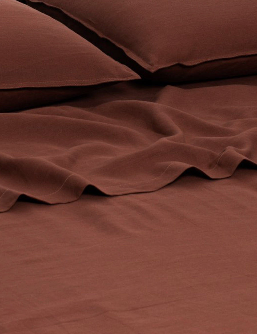 LINEN FLAT SHEET | GRENACHE