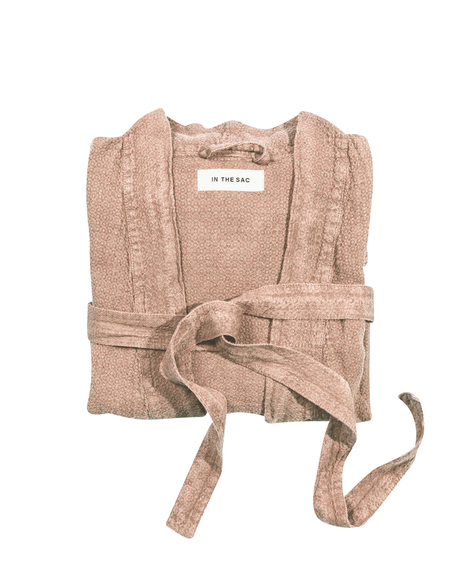 JACQUARD ROBE | BLUSH