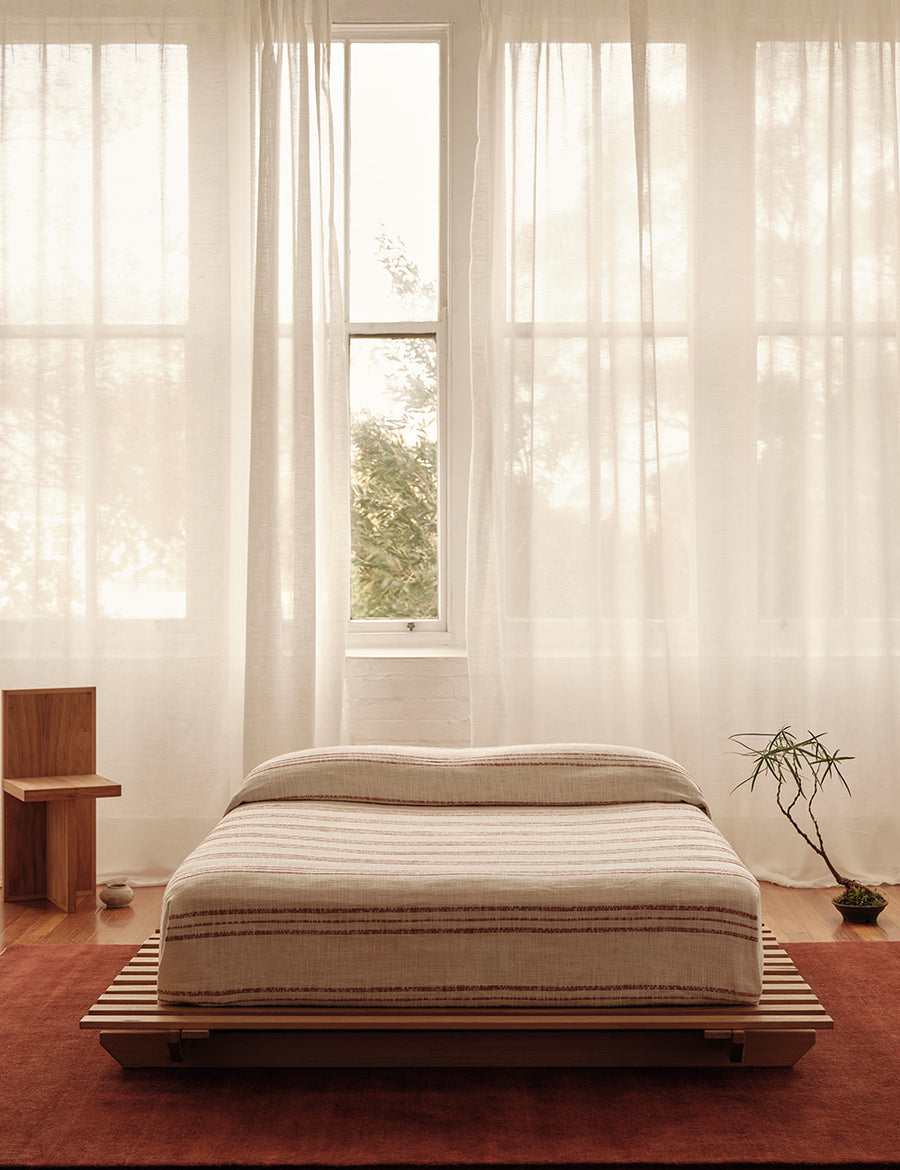 KYOTO BEDCOVER | RUST