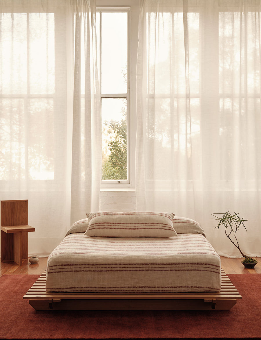 KYOTO BEDCOVER | RUST