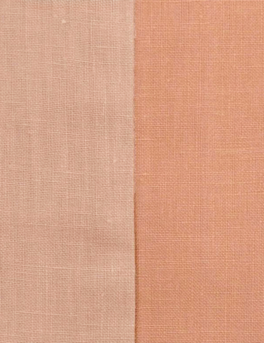 REVERSIBLE LINEN QUILT SET | CLAY/BLUSH