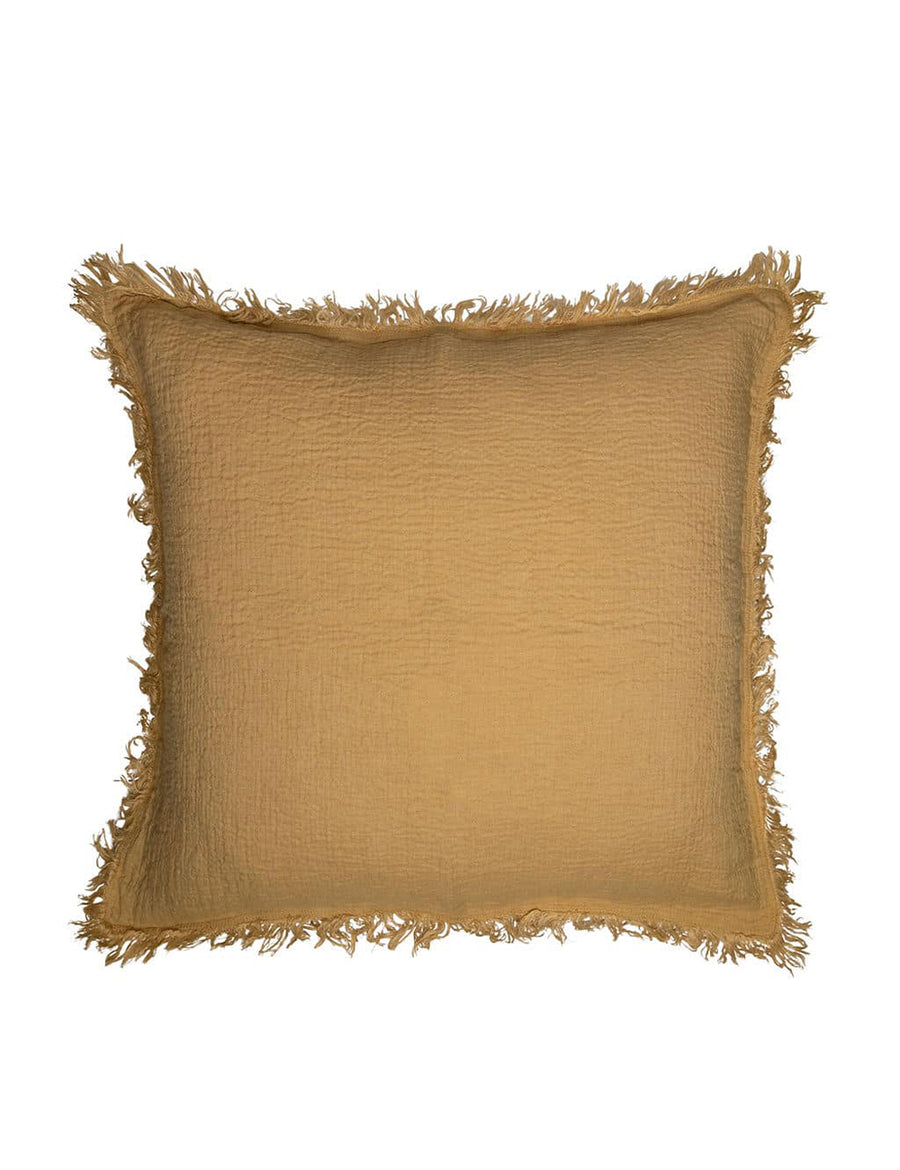 linen textured european pillowcase in vintage colour