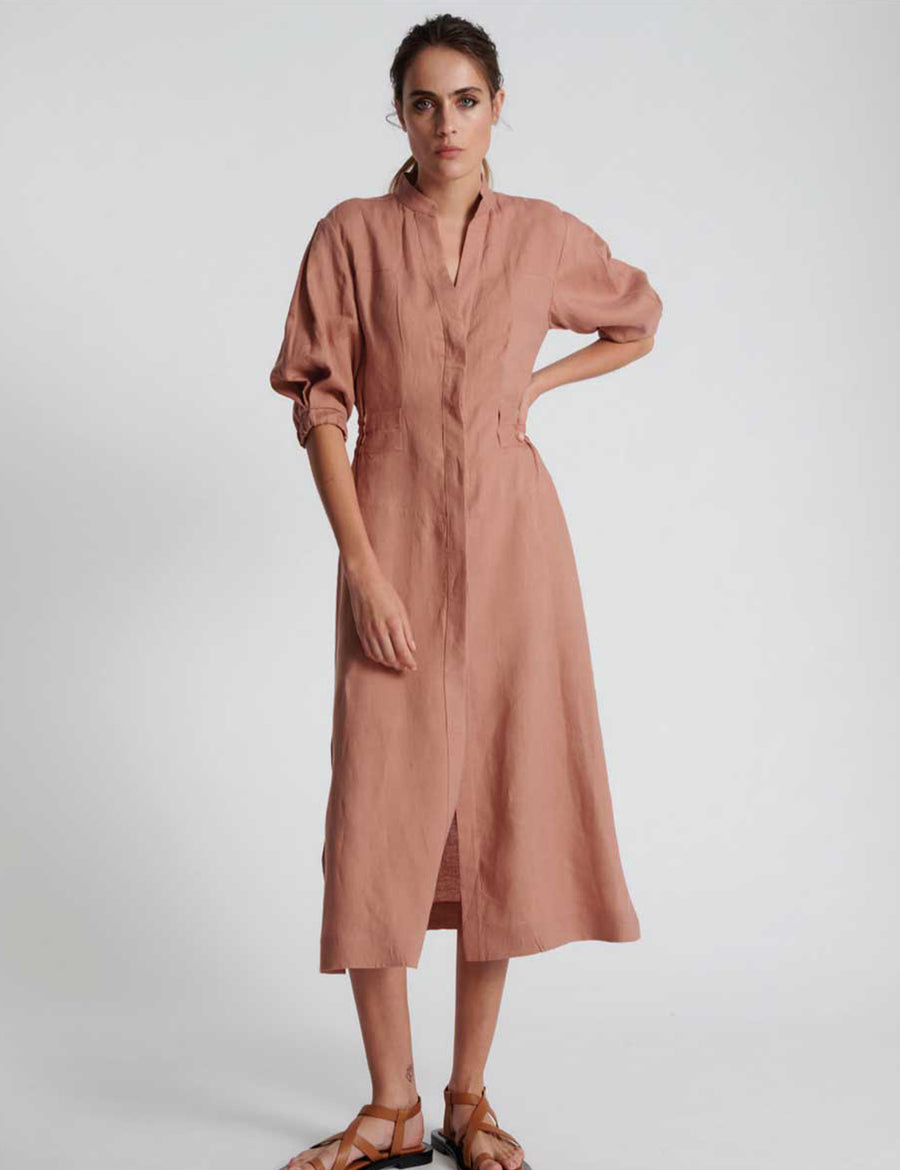 GISELLE LONG DRESS | MAPLE