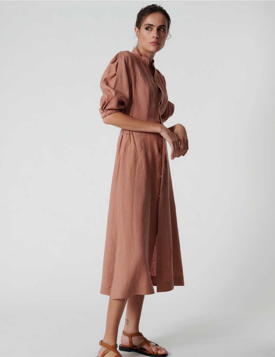 GISELLE LONG DRESS | MAPLE