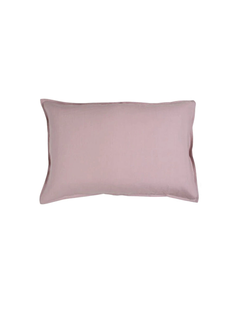 linen petite pillow in musk colour