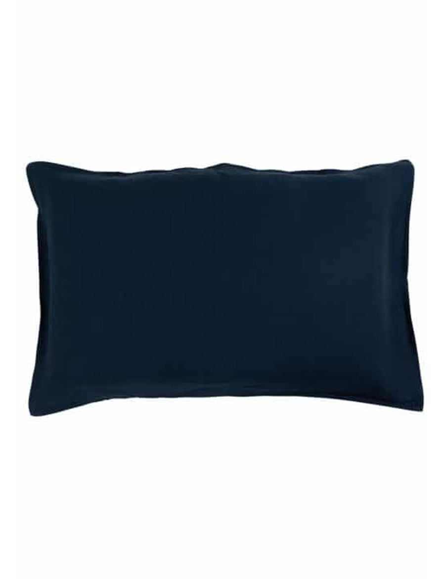 classic linen pillowcases in navy colour
