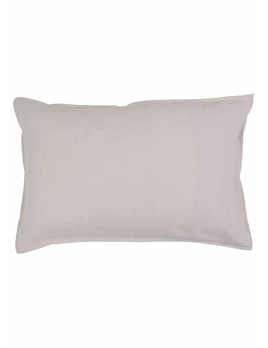 classic linen pillowcases in silt colour
